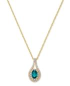 Certified Ruby (1/2 Ct. T.w.) & Diamond (1/4 Ct. T.w.) Pendant Necklace In 14k Gold (also Emerald & Sapphire)