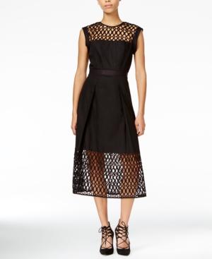 Rachel Rachel Roy Lace-trim Fit & Flare Dress, Only At Macy's