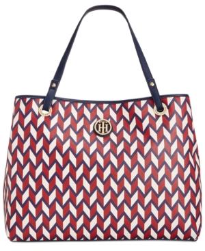 Tommy Hilfiger Th Chevron Tote