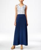 Style & Co. Tie-dyed Maxi Dress, Only At Macy's
