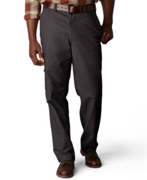 Dockers Comfort Cargo Classic Fit Big And Tall Flat Front Khaki Pants
