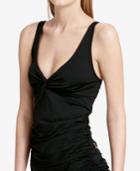 Calvin Klein Ruched Tummy Control Tankini Top Women's Swimsuit