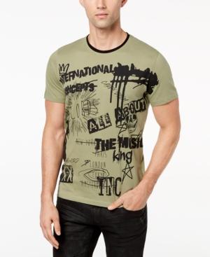 Inc International Concepts Men's Graffiti-print T-shirt, Created For Macy's