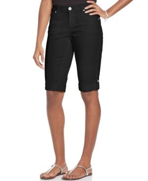 Style & Co. Curvy-fit Denim Bermuda Shorts