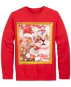 American Rag Men's Cat And Owner Faceswap Meme Sweatshirt, Only At Macy's