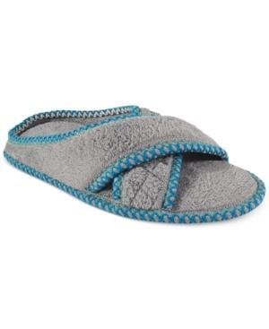 Muk Luks Women's Ada Criss Cross Chenille Slippers Women's Shoes