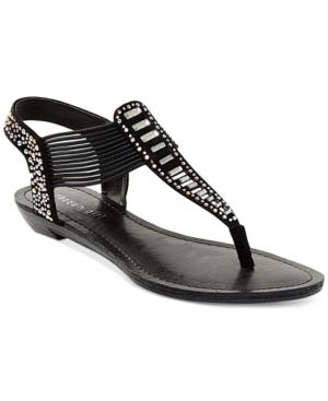 Madden Girl Triixie T-strap Flat Sandals Women's Shoes