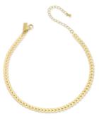Inc International Concepts Gold-tone Chevron Chain Choker Necklace, Only At Macy's