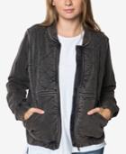 O'neill Juniors' Cotton Fischer Knit Bomber Jacket