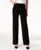 Alfani Pull-on Wide-leg Knit Trousers, Only At Macy's