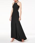 Morgan & Company Juniors' Strappy Sleeveless Gown