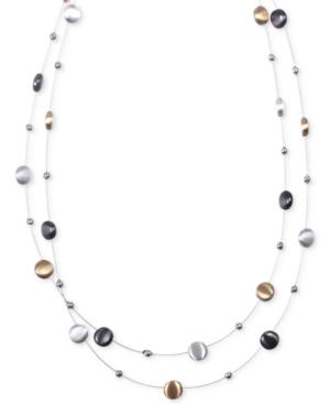 Nine West Tri-tone Layer Necklace