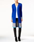 Inc International Concepts Open-front Duster Cardigan, Only At Macy's
