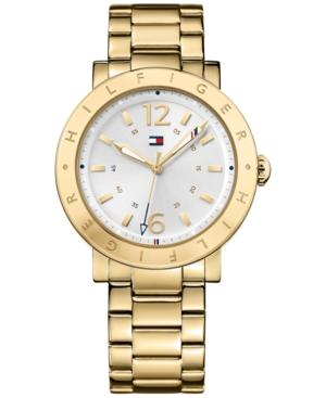 Tommy Hilfiger Women's Aubrey Gold-tone Stainless Steel Bracelet Watch 38mm 1781619