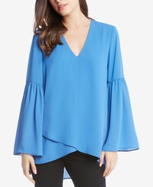 Karen Kane Crossover High-low Top