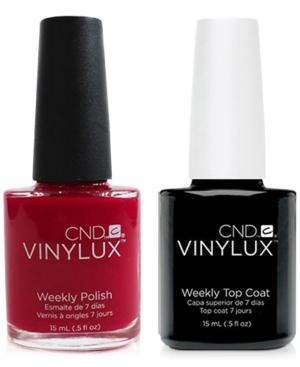 Creative Nail Design Vinylux Rose Brocade Nail Polish & Top Coat (two Items), 0.5-oz, From Purebeauty Salon & Spa