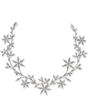 Danori Silver-tone Crystal Snowflake Hair Garland, Created For Macy's