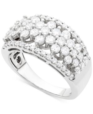 Wrapped In Love Diamond Flower Ring (1-1/2 Ct. T.w ) In 14k White Gold