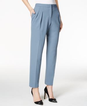 Calvin Klein Petite Pleated Trousers