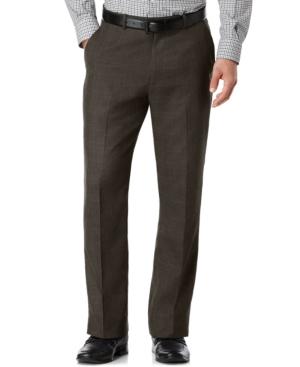 Perry Ellis Large-plaid Dress Pants