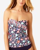 Anne Cole Lazey Dazey Ruffled Bandeau Tankini Top Women's Swimsuit
