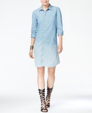 Lucky Brand Dip-dyed Denim Shirtdress