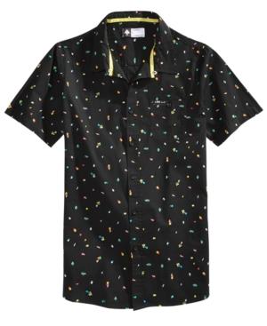 Lrg Men's Infinite Blox Graphic Button-down Shirt