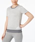 Adidas Space-dyed Short-sleeve Sweatshirt