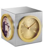 Citizen Workplace Two-tone Aluminum Desk Clock