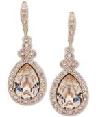 Givenchy Gold-tone Crystal Drop Earrings