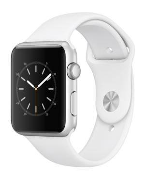 Apple Watch Series 1 42mm Silver-tone Aluminum Case With White Sport Band