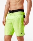 Speedo Men's Cross Hatch Colorblocked Board Shorts, 9