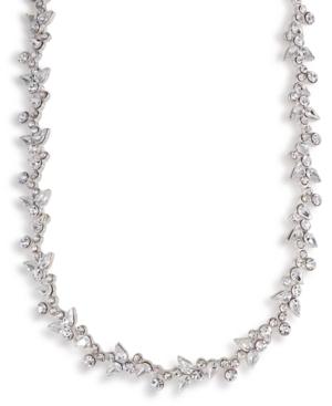 Carolee Necklace, Crystal Floral Collar
