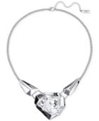 Swarovski Silver-tone Large Crystal Collar Necklace