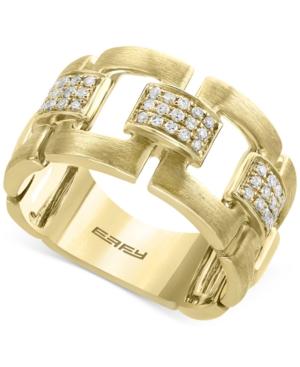 D'oro By Effy Diamond Link Statement Ring (1/5 Ct. T.w.) In 14k Gold