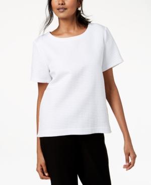 Eileen Fisher Textured Organic-cotton Top