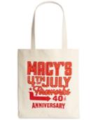 Macy's 40th Anniversary Fireworks Canvas Tote