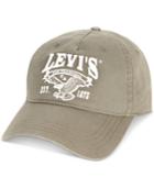 Levi's Men's Eagle Embroidered Logo Curved Brim Cotton Baseball Hat
