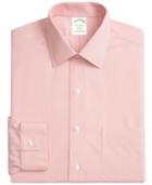 Brooks Brothers Men's Milano Slim-fit Non-iron Ainsley Broadcloth Stretch Dress Shirt
