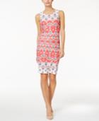 Charter Club Petite Printed Sheath Dress, Only At Macy's