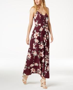 Crystal Doll Juniors' Open-back Maxi Dress