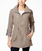 Jm Collection Petite Cinch-waist Anorak Jacket, Only At Macy's