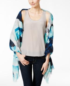 Calvin Klein Painted Floral Scarf