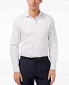 Alfani Classic-fit Stretch Dot Print Dress Shirt, Only At Macy's