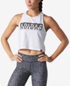 Adidas Invert Climalite Cropped Graphic Tank Top