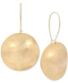 Robert Lee Morris Soho Gold-tone Disc Drop Earrings