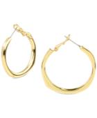 Charter Club Gold-tone Geometric Hoop Earrings, Created For Macy's