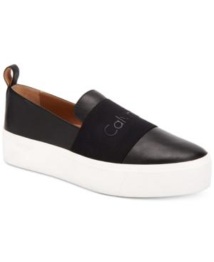 Calvin Klein Women's Jacinta Slip-on Platform Sneakers, Created For Macy's Women's Shoes