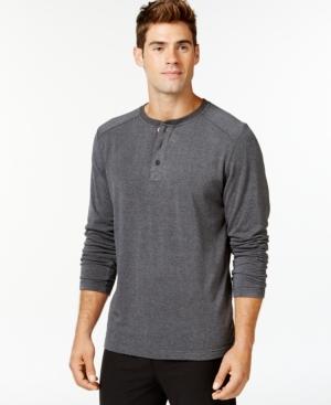 32 Degrees By Weatherproof Heat Comfort Long-sleeve Henley