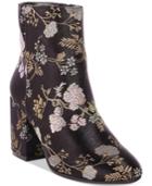 Bar Iii Gatlin Embroidered Block-heel Ankle Booties, Only At Macy's Women's Shoes